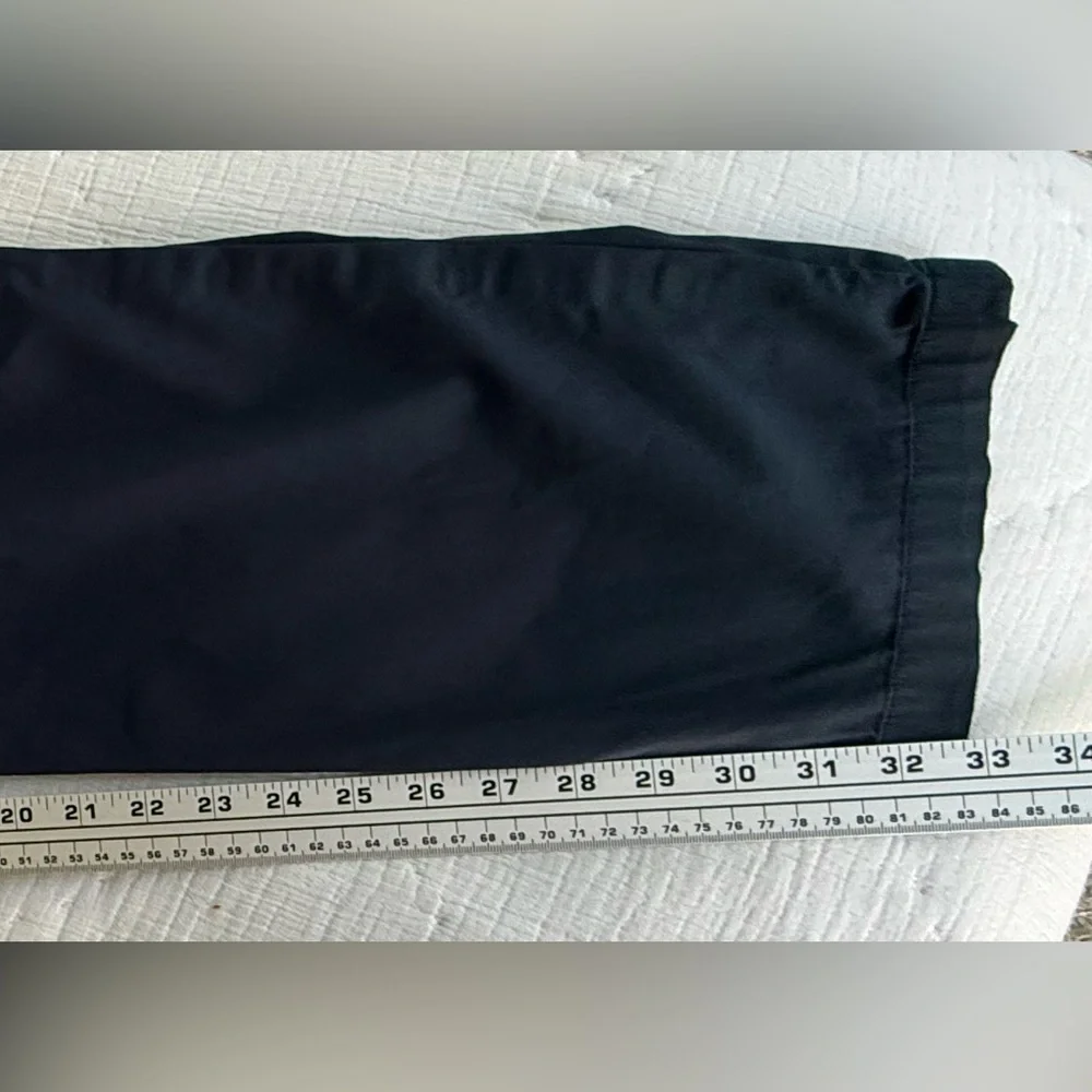 Lululemon Men’s Commission Slim Fit Pants 38 Navy Blue ABC Style Comfort Stretch